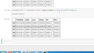 Using Apply Lambda With Condition - Python for Finance