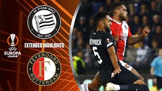 Sturm Graz vs. Feyenoord : Extended Highlights | UEL Group Stage MD 5 | CBS Sports Golazo - Europe