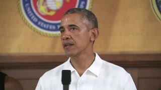 President Obama thanks troops on Christmas
