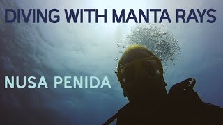 Manta! Diving at MANTA POINT, The Cleaning Station, NUSA PENIDA.