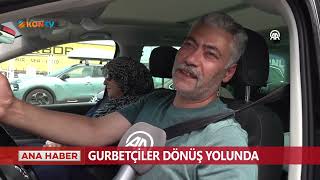 Gurbetçiler dönüş yolunda