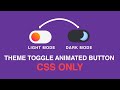 Awesome Light Dark Theme Toggle Checkbox | CSS Custom Checkbox
