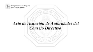 Asunción de autoridades del Consejo Directivo