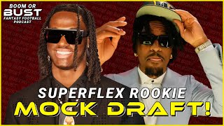 Superflex Rookie Mock Draft - 3 In Depth Rounds