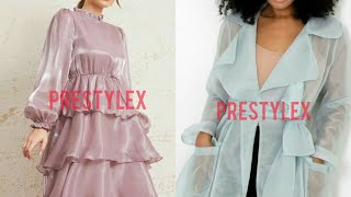 2023 Organza dress designs / Organza styles/how to:organza kimono / Organza gowns / Organza tops