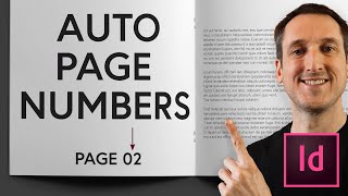 How to add Automatic Page Numbers in InDesign