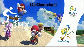 Mario & Sonic at the Rio 2016 Olympic Games - BMX (All Characters)