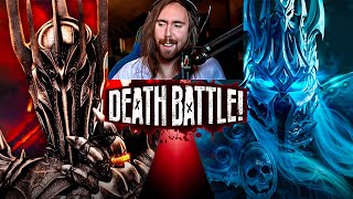 Sauron vs The Lich King: The Death Battle | Asmongold Reacts