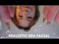 Roleplay ASMR | Realistic spa facial (layered sounds & no mouth sounds)