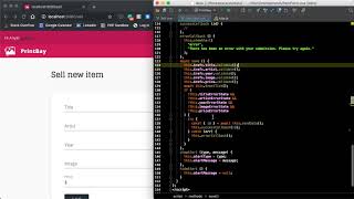 71 Admin page create item
