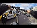 Empinando na frente da policia - Thug Life Police vs Bicycle wheeling