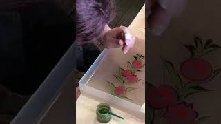 The magic of painting flowers on water, learn  paper marbling with James Mouland