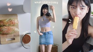 What I Eat in a Day! (Healthy Asian Food, uni student’s diet, exercise & grocery shopping)