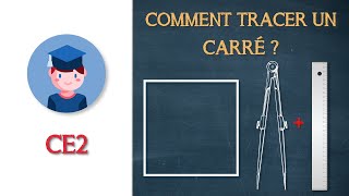 Tracer un carré - CE2 - Petits Savants