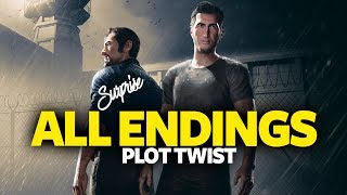 A Way Out Ending \u0026 Alternative Ending - A Way Out All Endings (A Way out Secret/True Ending)