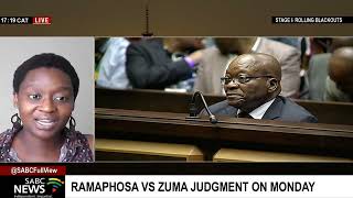 Court's decision to reserve the matter between Ranaphosa and Zuma: Nthabiseng Dubazana