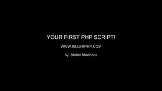 Write your first PHP script | Basic PHP