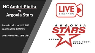 Freundschaftsspiel U13 ELIT HC Ambri Piotta : Argovia Stars