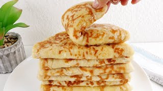 فطائر الحليب الروسية من أروع ما جربت خفيفة بحال القطن🤪 russische pfannkuchen mit milch