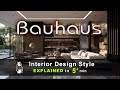 BAUHAUS - Interior Design Style Explained by Retro Lamp