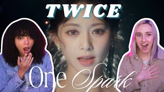 COUPLE REACTS TO TWICE "ONE SPARK" M/V