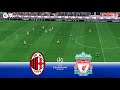 Milan vs Liverpool | UEFA Champions League 24/25 | Full Match All Goals | FC 24 Game Realistic