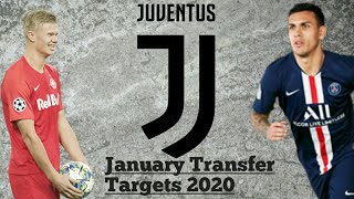 Juventus January Transfer Targets in 2020 🔥🔥