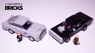 Lego Speed Champions 007 Aston Martin with Fast & Furious 1970 Dodge Charger R/T Speed Build