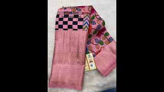 పెన్ కలంకారీ శారీస్#kanchipattu #penkalamkari sarees #kanchikalamkari  #handloom #manufactureprice