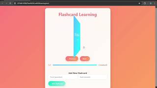 The Ultimate Flashcard Website for Smart Learning Using HTML | CSS | JS