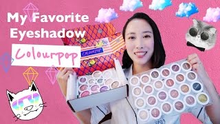 COLOURPOP UNBOXING|35个产品开箱试色|BBCCCHEN