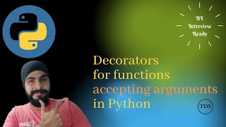 #36 Write a Decorators for function with Arguments Python | Python tutorials in Hindi for Beginners