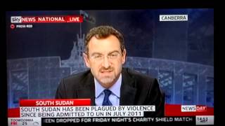 Toby Lanzer interview on South Sudan with Sky News Austrailia, 22 Feb 2013