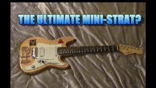 BUILDING A FRETWIRE ST STYLE MINI ELECTRIC GUITAR WITH UPGRADES