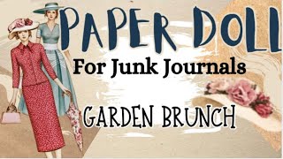 Paper Dolls That Brunch | Vintage Fashion for Junk Journals