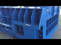 enerpat automatic running scrap metal compactor