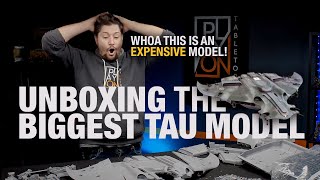 Unboxing the BIGGEST Tau Model. It comes with a full Warhammer 40k army that fits inside!