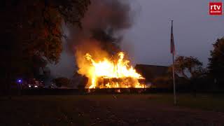 Woonboerderij in Zweeloo in lichterlaaie