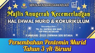 Persembahan Pentomin Murid Tahun 3 Al-Biruni Majlis Anugerah HEM \u0026 Kokurikulum Sesi 2024/2025