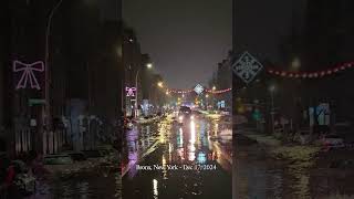 Bronx FLOOD DISASTER! Burst Pipe Causes Chaos in New York