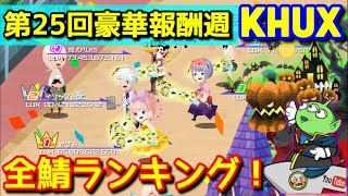 KHUX キングダムハーツ　第25回豪華報酬週　全鯖ランキング　初日につまづいく週でしたw　エピソード　PR　KINGDOM HEARTS Union χ【Cross】