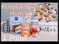 1 POINT PUMPKIN SPICE MUFFINS | WEIGHT WATCHERS | PUMPKIN SPICE