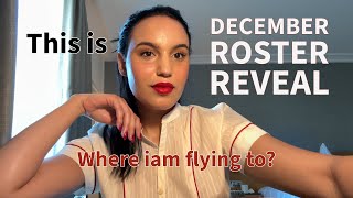 December roster reveal {emirates cabin crew}