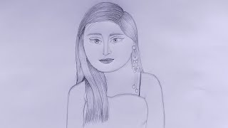 How to draw || A cute girl drawings || Easy drawing for beginners #@shortstarsanjan