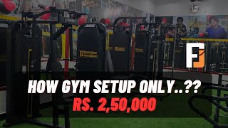 GYM EQUIPMENT IN 250000 Lakh Only How ? | Gym machine | Gym setup | Gym equipment near me.
