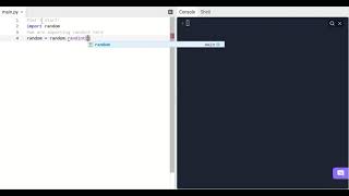 how to use randint in python