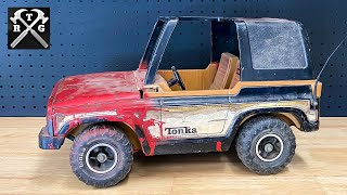 Tonka Truck RC Conversion - Turning a Rusty Tonka Into an RC Rock Crawler