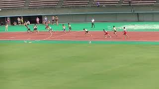 20241005博多の森カーニバル陸上 中学男子4x100mリレー予選第1組