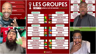 🚨LES REACTIONS : OFFICIEL ! LA PHASE DE GROUPES POUR LA CAN 2025 AU MAROC 🏆🇲🇦