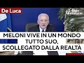 De Luca contro Meloni: 